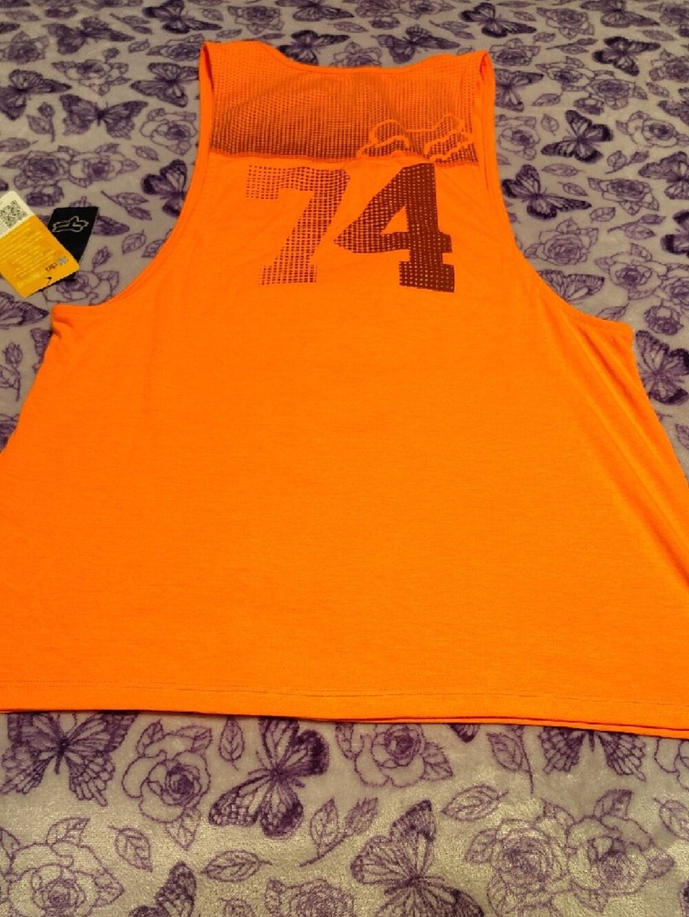 Fox Orange Active Tech Performance Tank - Picture 6 of 6